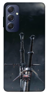 Чехол на Samsung Galaxy M54 5G Мечи Ведьмака фото 1 из 1