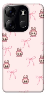 Чохол на Tecno Spark Go 2023 Pink bows and Labubus фото 1 з 1