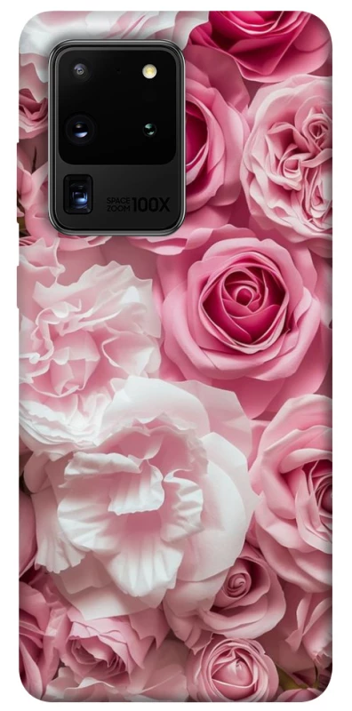Чохол на Samsung Galaxy S20 Ultra Рожеві Квіти фото 1 з 1