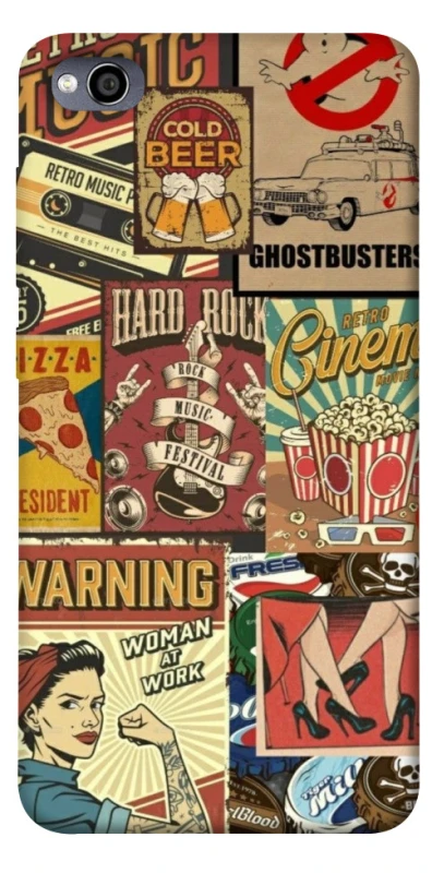 Чохол на Xiaomi Redmi 4a Retro collage ver.2 фото 1 з 1