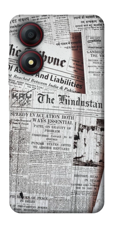 Чехол на ZTE Blade A34 4G Газеты фото 1 из 1