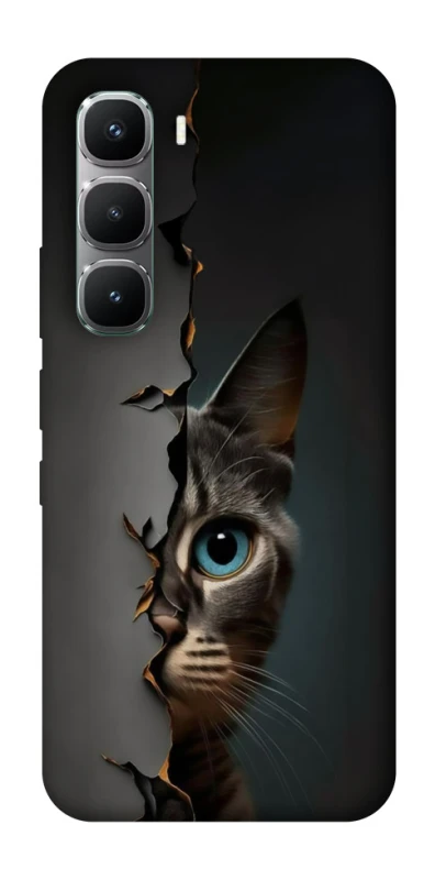 Чехол на Infinix Hot 60 Pro Кот-подглядыватель v2 фото 1 из 1