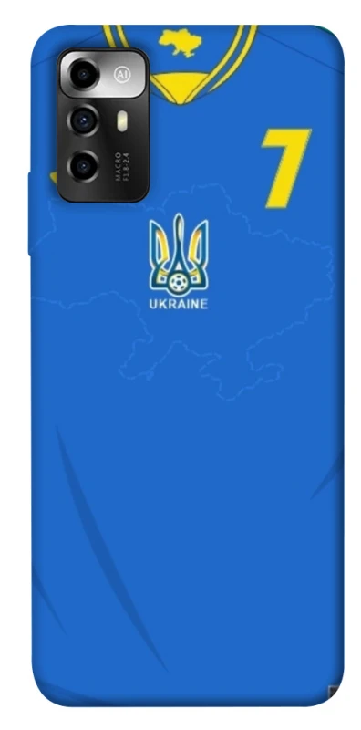 Чехол на ZTE Blade A72 UA-Football ver.4 фото 1 из 1