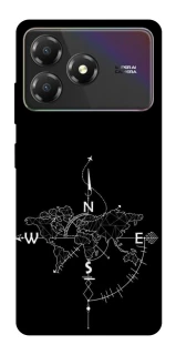 Чохол на ZTE Blade A36 Travel Map фото 1 з 1