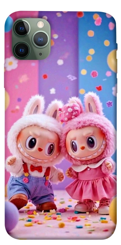 Чохол на Apple iPhone 11 Pro Max (6.5") Labubu twins ver.3 фото 1 з 1