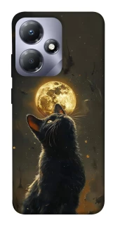 Чехол на Infinix Hot 30 Play Кот под луной v2 фото 1 из 1