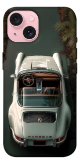 Чехол на Apple iPhone 15 (6.1") White porsche фото 1 из 1