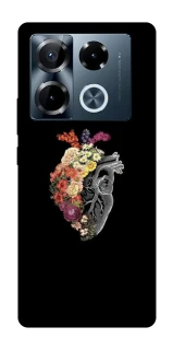 Чохол на Infinix Note 40 Pro 4G Heart with flowers фото 1 з 1