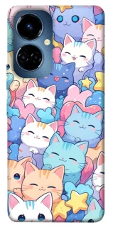 Чехол на TECNO Camon 19 Pro Funny Kittens ver.3 фото 1 из 1