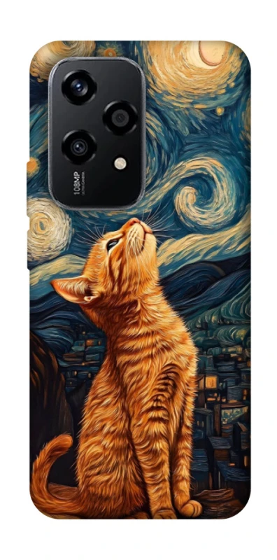 Чохол на Honor 200 Lite van gogh cat фото 1 з 1