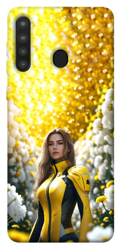 Чохол на Samsung Galaxy A21 Cyber space girl ver.2 фото 1 з 1