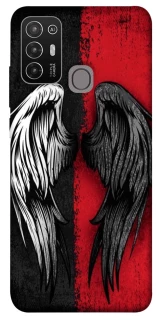 Чехол на ZTE Blade A52 Angel and Devil фото 1 из 1