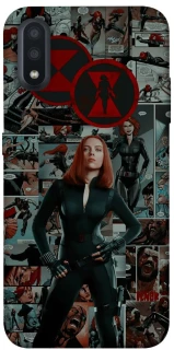 Чехол на Samsung Galaxy A01 Black Widow фото 1 из 1