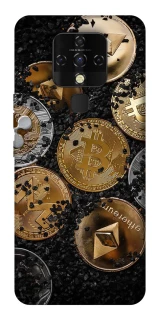 Чехол на TECNO Camon 16 SE Many coins v2 фото 1 из 1