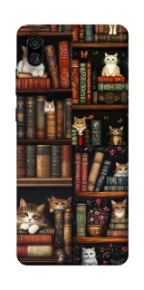 Чехол на ZTE Blade A5 (2020) Cats & Books фото 1 из 1