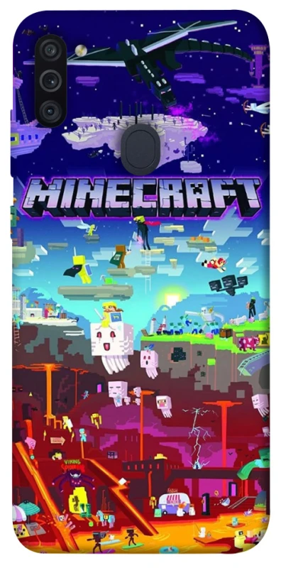 Чехол на Samsung Galaxy M11 Minecraft world фото 1 из 1