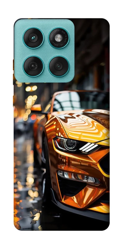 Чохол на Motorola Edge 60 Fusion Golden sports car фото 1 з 1