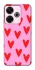 Чохол на Xiaomi Poco M6 4G Red hearts 2 фото 1 з 1