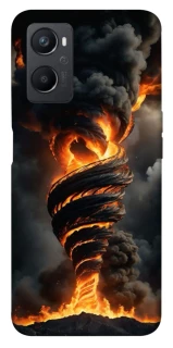 Чехол на Oppo A96 Огненный торнадо фото 1 из 1