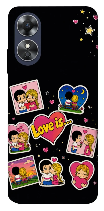 Чохол на Oppo A17 Love is фото 1 з 1