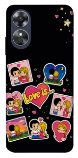 Чохол на Oppo A17 Love is фото 1 з 1