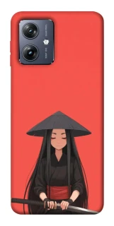 Чохол на Motorola Moto G54 Red samurai фото 1 Чохол на Motorola Moto G54 Red samurai фото 1 з 1