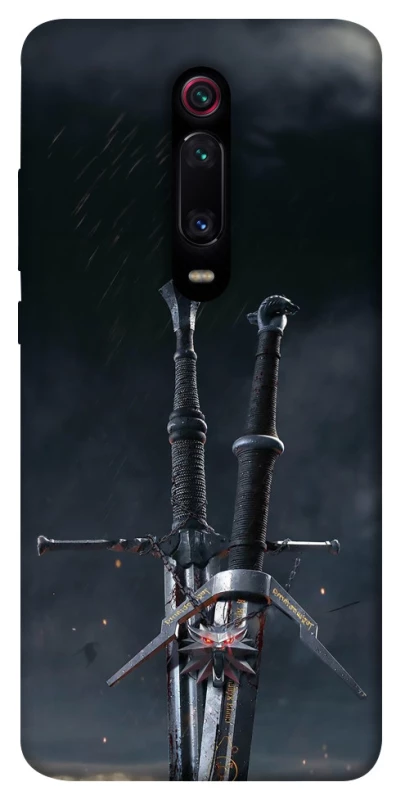 Чехол на Xiaomi Redmi K20 / K20 Pro / Mi9T / Mi9T Pro Мечи Ведьмака фото 1 из 1