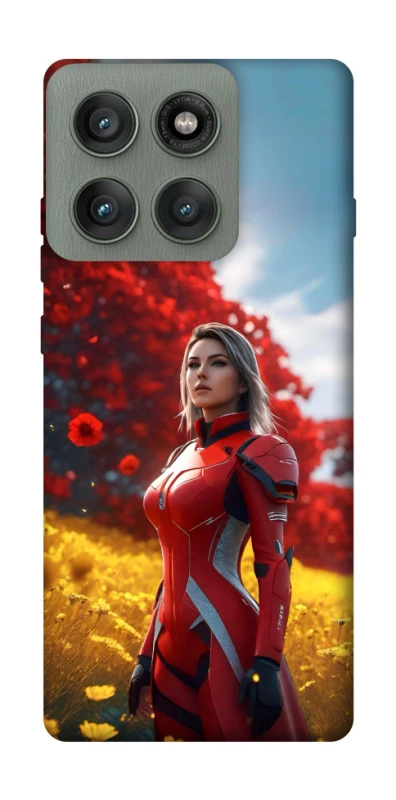 Чохол на Motorola Edge 60 Pro Cyber space girl ver.5 фото 1 з 1