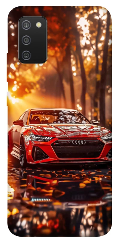 Чохол на Samsung Galaxy A02s Audi at sunset фото 1 з 1