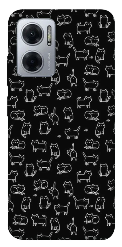Чохол на Xiaomi Redmi Note 11E Black Cats фото 1 з 1