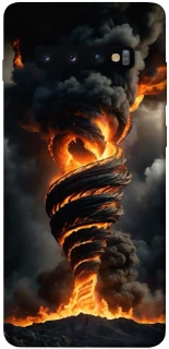 Чехол на Samsung Galaxy S10+ Огненный торнадо фото 1 из 1