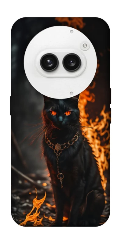 Чохол на Nothing Phone (2a) Вогняний кіт фото 1 з 1