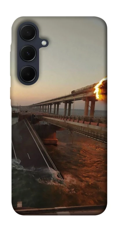 Чохол на Samsung Galaxy A55 Кримський міст втомився фото 1 з 1
