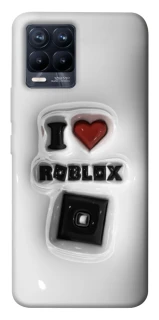 Чохол на Realme 8 I love Roblox фото 1 з 1