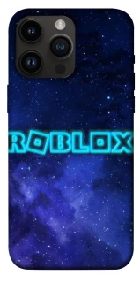 Чехол на Apple iPhone 14 Pro Max (6.7") Roblox Space Logo Blue фото 1 из 1