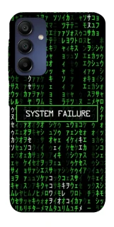 Чехол на Samsung Galaxy A15 4G/5G Matrix system failure фото 1 из 1
