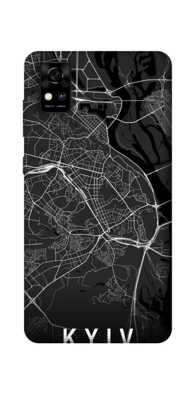 Чехол на ZTE Blade A31 Kyiv map фото 1 из 1