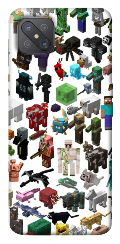 Чохол на Oppo A92s Minecraft v4 фото 1 з 1
