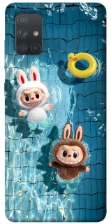Чохол на Samsung Galaxy A71 Labubu in the pool фото 1 з 1