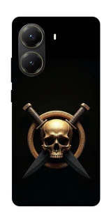 Чохол на Xiaomi Poco X6 Pro Golden Skull фото 1 з 1