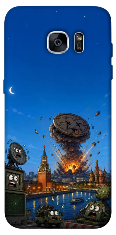 Чохол на Samsung G935F Galaxy S7 Edge Moscow never sleeps ver.8 фото 1 з 1