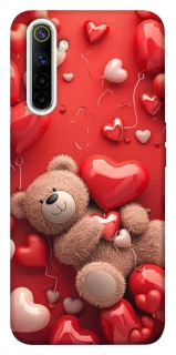 Чохол на Realme 6 bear in hearts фото 1 з 1