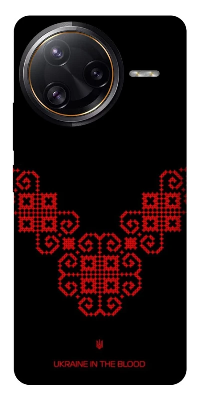 Чохол на Xiaomi Poco F7 Pro Чорно-червона вишиванка фото 1 з 1