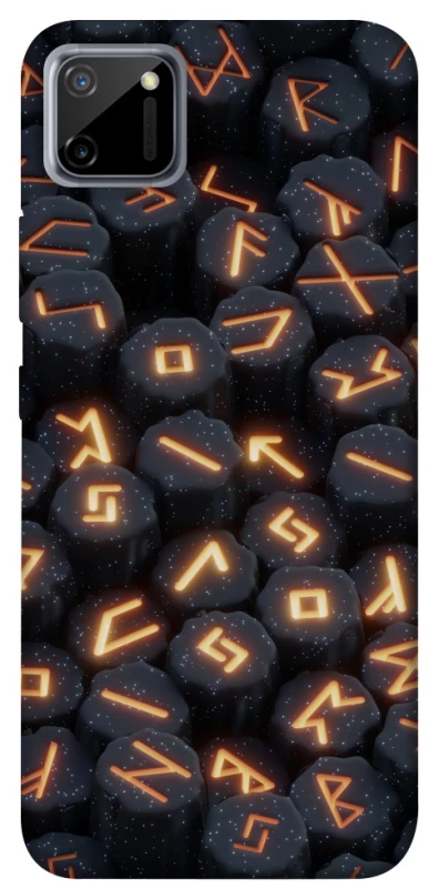 Чехол на Realme C11 Огненые руны фото 1 из 1