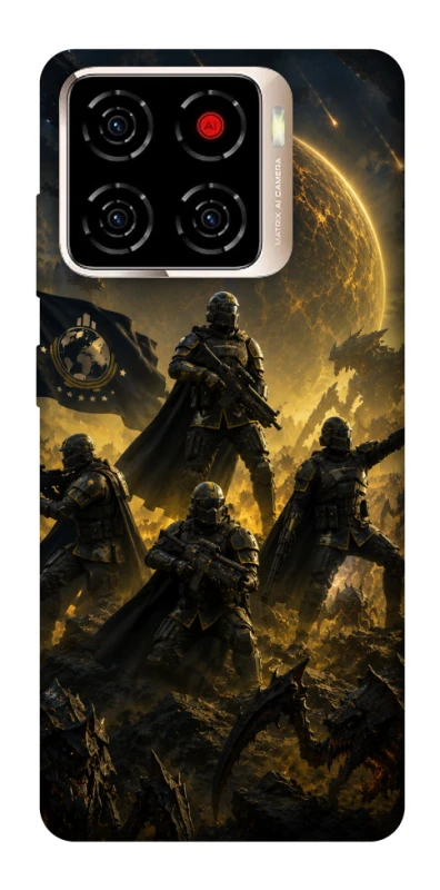 Чохол на ZTE Blade A56 HELLDIVERS ver.2 фото 1 з 1