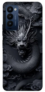 Чехол на TECNO Camon 18 black dragon фото 1 из 1