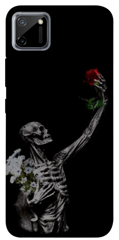 Чохол на Realme C11 Skeleton vs Rose фото 1 з 1