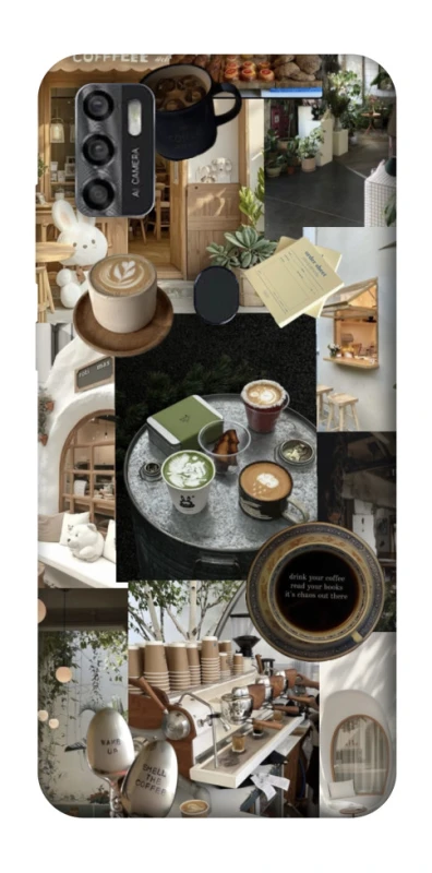 Чохол на ZTE Blade A7s (2020) Coffee collage ver.4 фото 1 з 1
