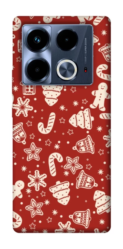 Чохол на Infinix Note 40 4G Новорічний v3 фото 1 з 1