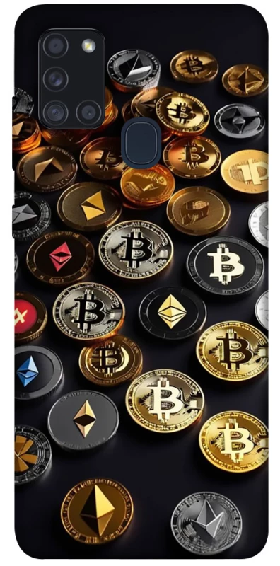 Чехол на Samsung Galaxy A21s Many coins фото 1 из 1